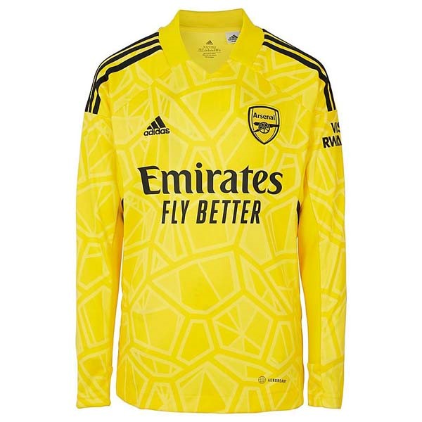 Authentic Camiseta Arsenal Portero ML 2022-2023 Amarillo